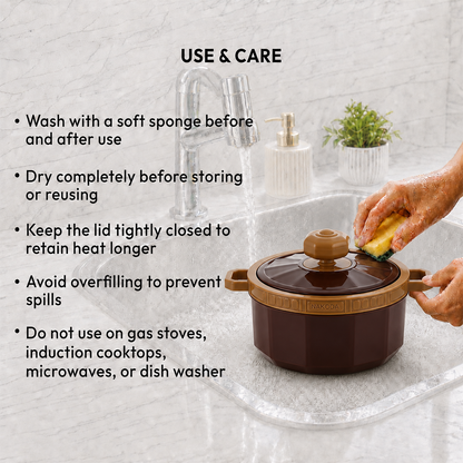 Nakoda IMPERIA PLAIN 2000 Insulated Casserole