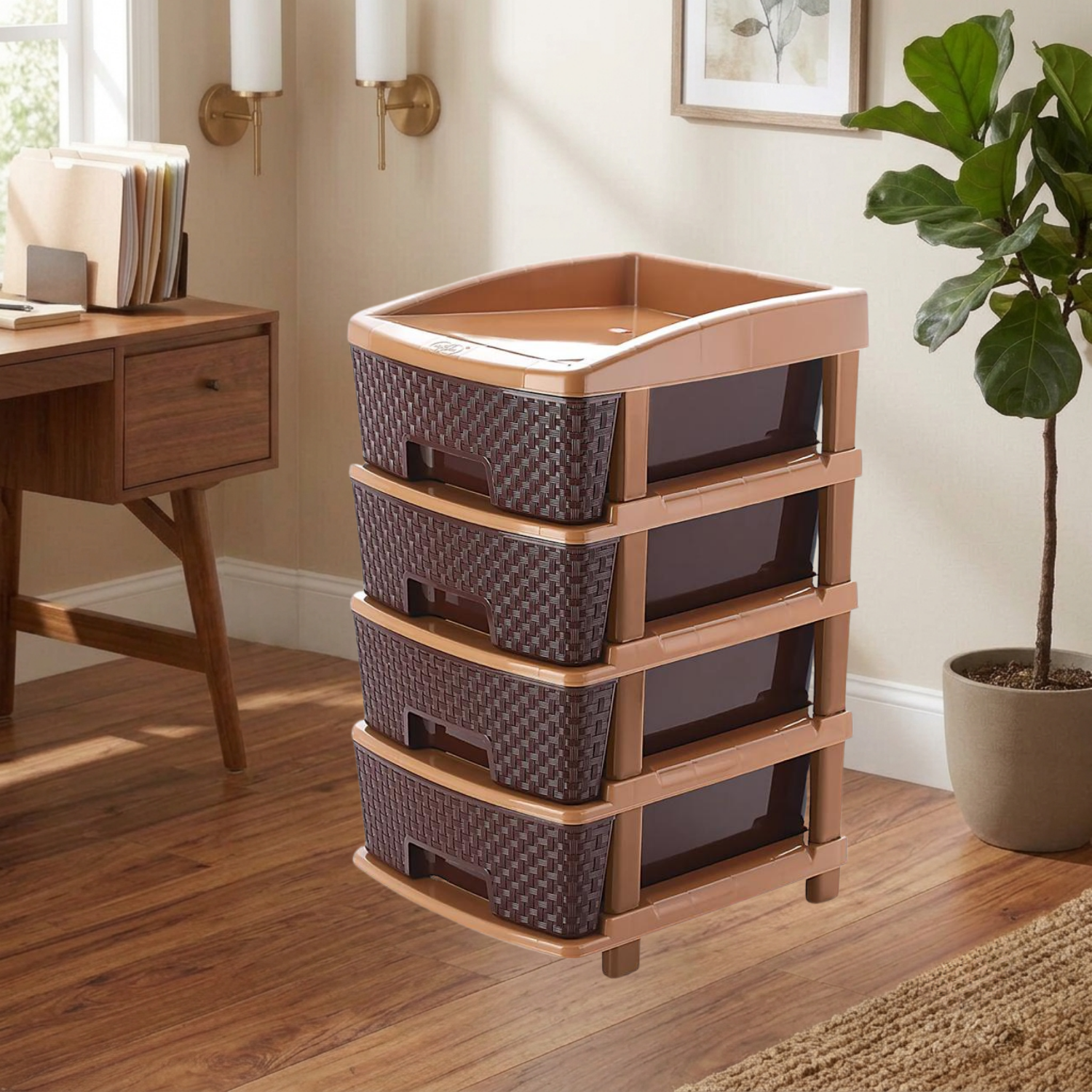 Nakoda CLASSY PLASTIC DRAWER IV TIER