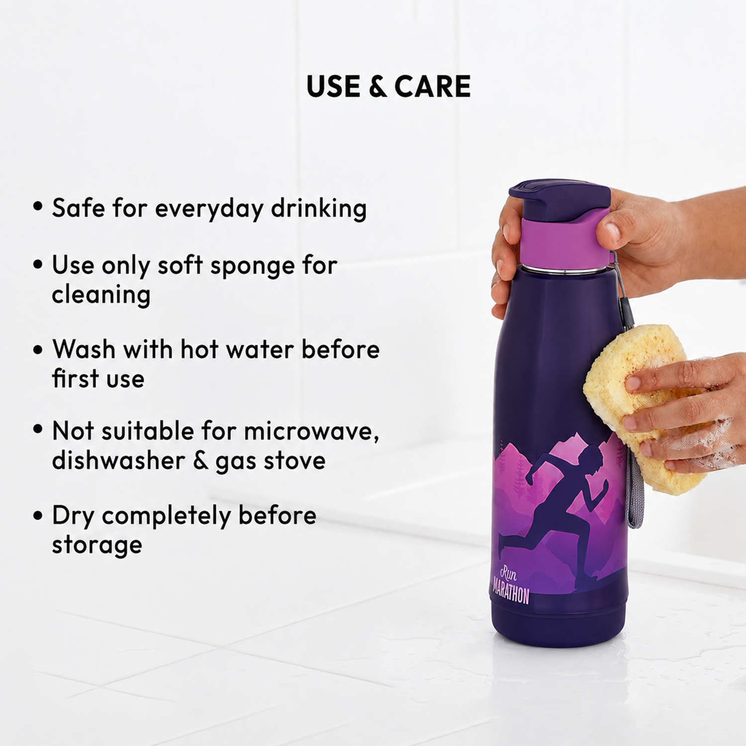 Nakoda Force 600 Insulated Water Bottle, 500ml
