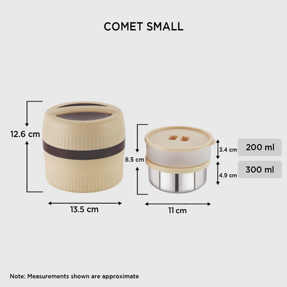 Nakoda Comet Small Office Tiffin | Set of 2