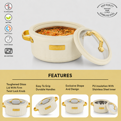 Nakoda SAFFRON DLX 1500 Insulated Casserole