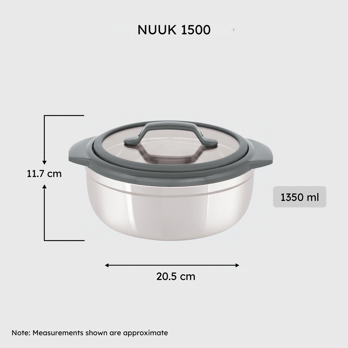 Nakoda NUUK 1500 Insulated Casserole
