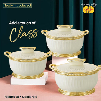 Nakoda ROSETTE SET DLX - 500/1000/1500 | Insulated Casserole Set