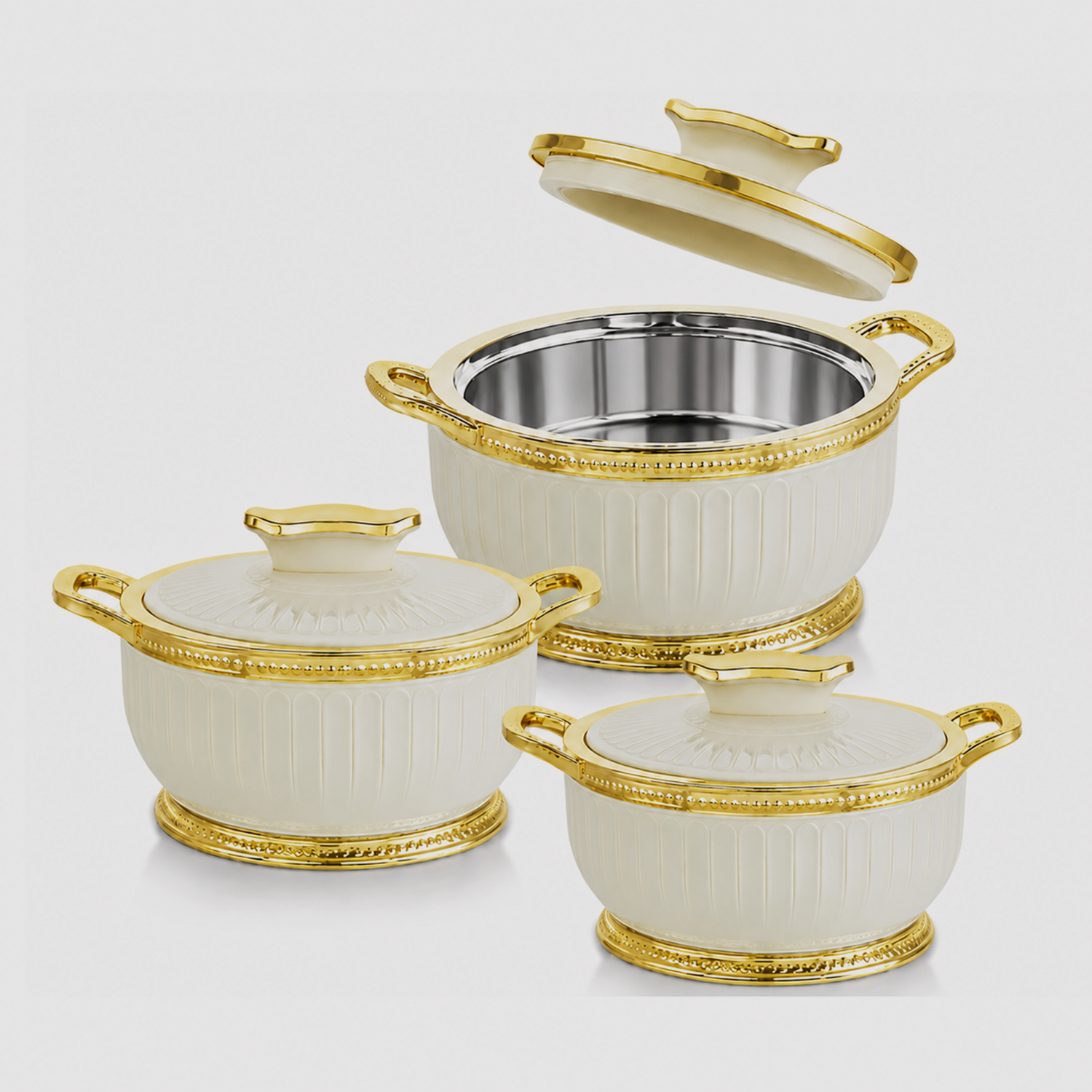 Nakoda ROSETTE SET DLX - 500/1000/1500 | Insulated Casserole Set