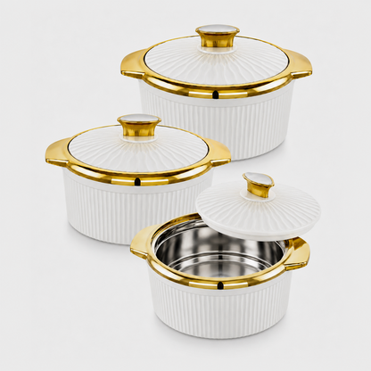 Nakoda STELLA SET DLX - 500/1000/1500 | Insulated Casserole Set