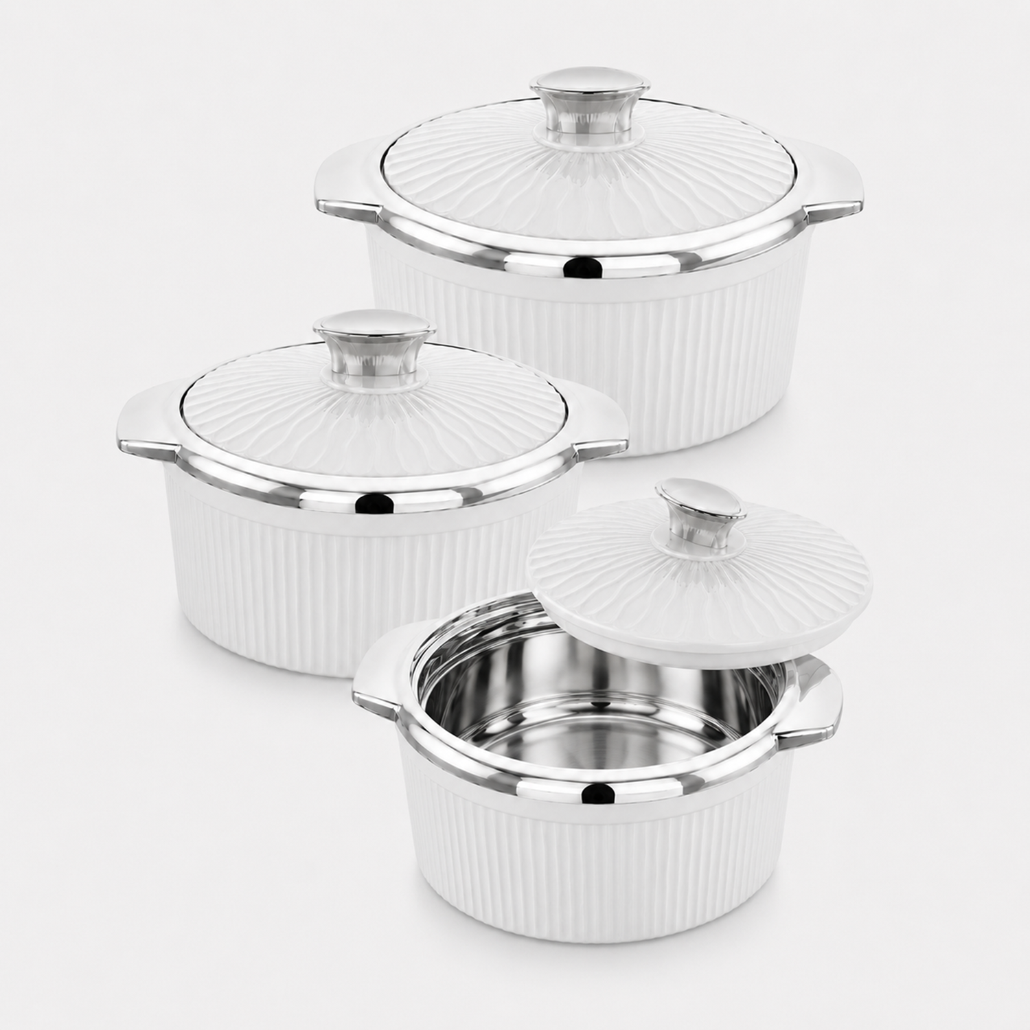 Nakoda STELLA SET DLX - 500/1000/1500 | Insulated Casserole Set