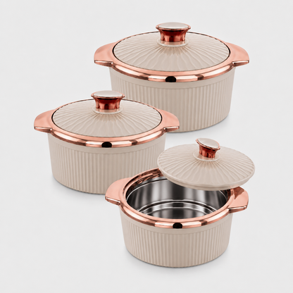 Nakoda STELLA SET DLX - 500/1000/1500 | Insulated Casserole Set