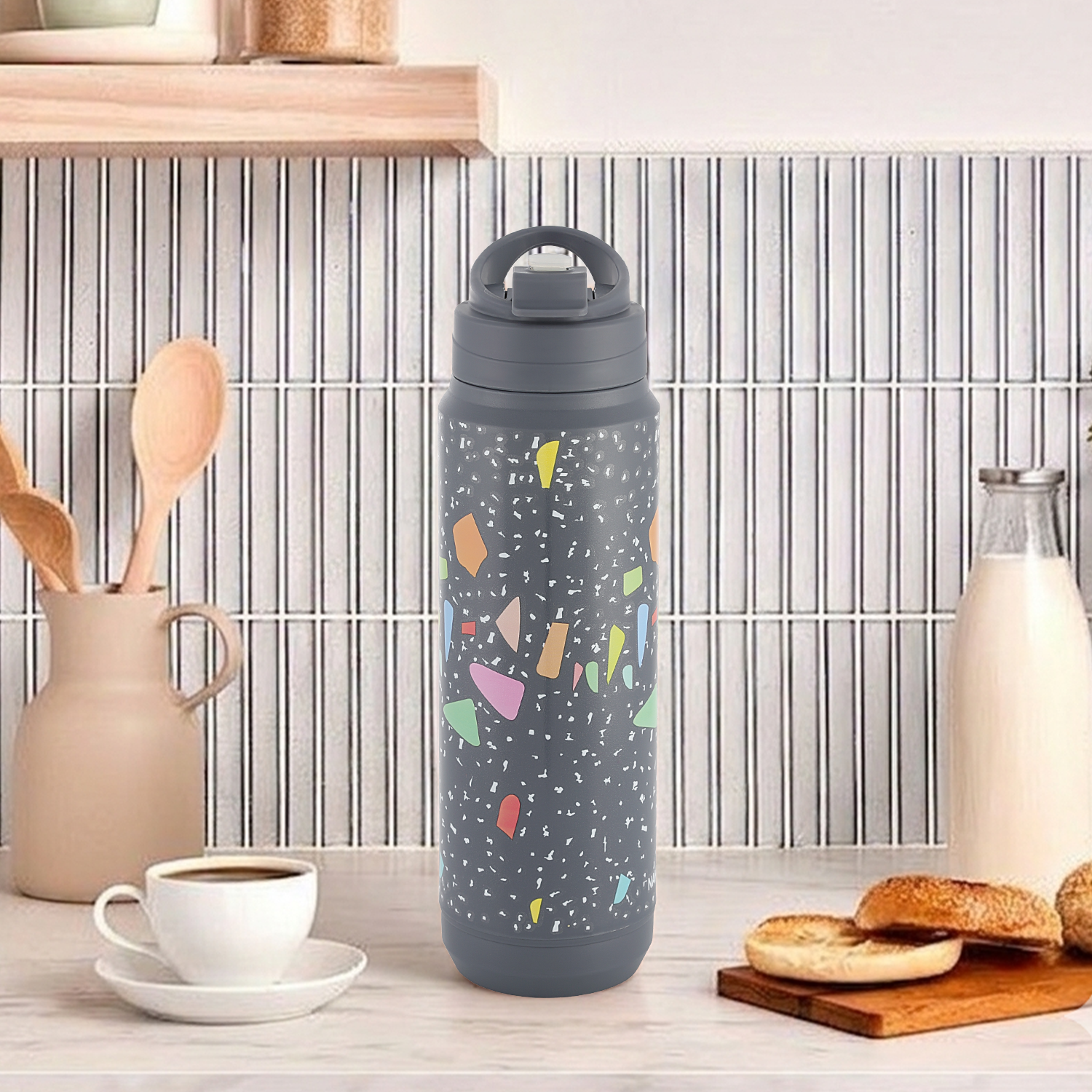 Terrazo 900 Insulated Water Bottle, 630ml